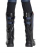 Black Widow Taskmaster Battle Suit Halloween Cosplay Accessories Black Shoe Covers