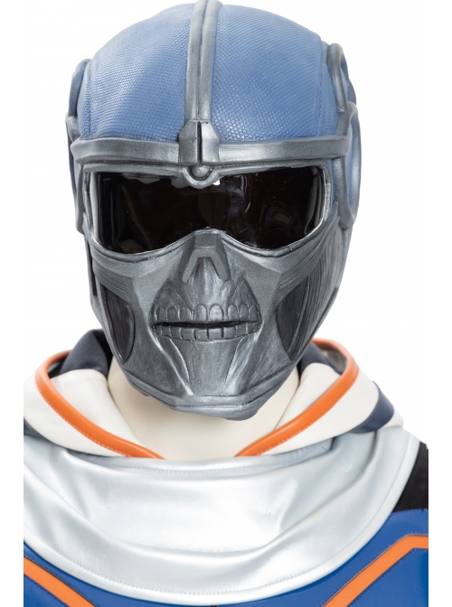 Black Widow Taskmaster Battle Suit Halloween Cosplay Accessories Headcover