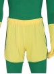 Wanda Vision Vision Green Bodysuit Yellow Cloak Halloween Cosplay Costume Yellow Shorts