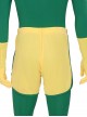 Wanda Vision Vision Green Bodysuit Yellow Cloak Halloween Cosplay Costume Yellow Shorts