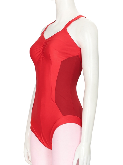 Wanda Vision Scarlet Witch Wanda Maximoff Halloween Cosplay Costume Red One-piece Garment