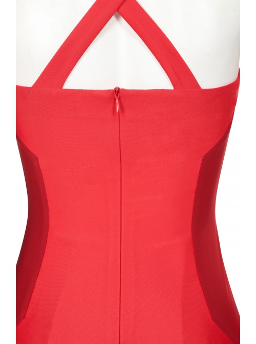 Wanda Vision Scarlet Witch Wanda Maximoff Halloween Cosplay Costume Red One-piece Garment