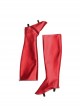 Wanda Vision Scarlet Witch Wanda Maximoff Halloween Cosplay Accessories Red Shoe Covers