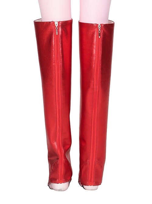 Wanda Vision Scarlet Witch Wanda Maximoff Halloween Cosplay Accessories Red Shoe Covers