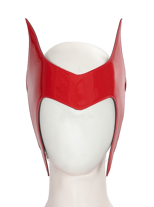 Wanda Vision Scarlet Witch Wanda Maximoff Halloween Cosplay Accessories Red Headwear
