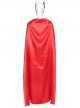 Wanda Vision Scarlet Witch Wanda Maximoff Halloween Cosplay Costume Red Cloak