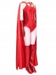 Wanda Vision Scarlet Witch Wanda Maximoff Halloween Cosplay Costume Red Cloak