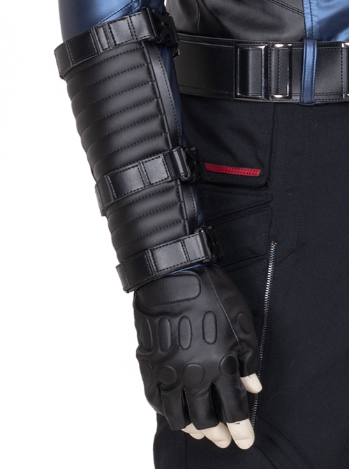 The Falcon And The Winter Soldier Bucky Barnes Winter Soldier Halloween Cosplay Accessories Wrist Guard And Gloves