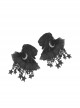 Gothic Women Fashion Lolita Black Moon Star Gloves