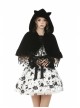 Gothic Women Fashion Lolita Black Moon Star Gloves