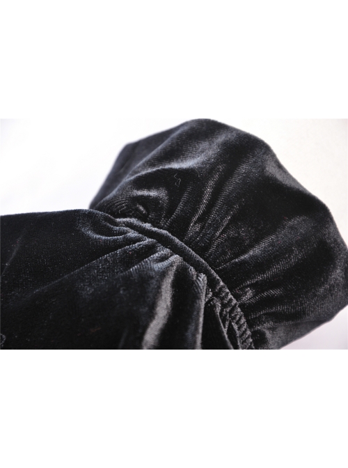 Gothic Women Fashion Lolita Black Moon Star Gloves