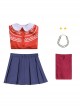 Animated Movie Turning Red Meilin Lee Children Halloween Kids Cosplay Costume Full Set