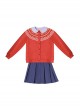 Animated Movie Turning Red Meilin Lee Children Halloween Kids Cosplay Costume Full Set