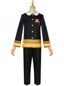 Spy Family Damian Desmond Halloween Cosplay Costume Black Uniform Full Set