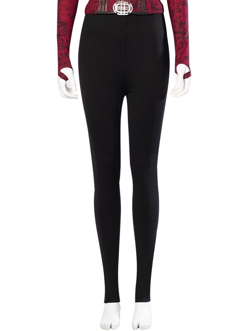 Doctor Strange In The Multiverse Of Madness Scarlet Witch Wanda Maximoff Upgrade Version Halloween Cosplay Costume Black Pants