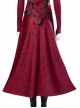 Doctor Strange In The Multiverse Of Madness Scarlet Witch Wanda Maximoff Upgrade Version Halloween Cosplay Costume Red Apron