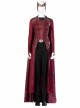 Doctor Strange In The Multiverse Of Madness Scarlet Witch Wanda Maximoff Upgrade Version Halloween Cosplay Costume Red Apron