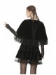 Black Embroidery Lace Elegant Sexy Gothic Mesh Long Gloves