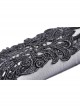 Black Embroidery Lace Elegant Sexy Gothic Mesh Long Gloves
