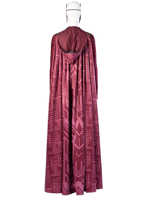 Doctor Strange In The Multiverse Of Madness Scarlet Witch Wanda Maximoff Upgrade Version Halloween Cosplay Costume Red Cloak