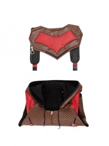 Game Batman Gotham Knights Red Hood Jason Todd Halloween Cosplay Costume Vest And Breastplate