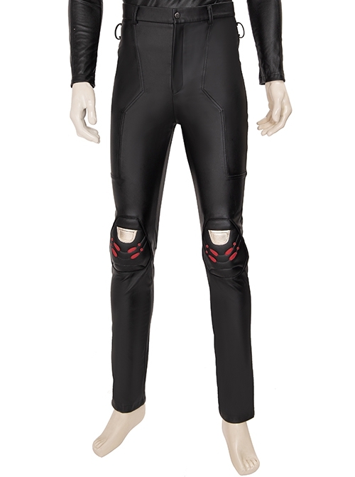 Game Batman Gotham Knights Red Hood Jason Todd Halloween Cosplay Costume Black Trousers