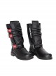 Game Batman Gotham Knights Red Hood Jason Todd Halloween Cosplay Accessories Black Boots