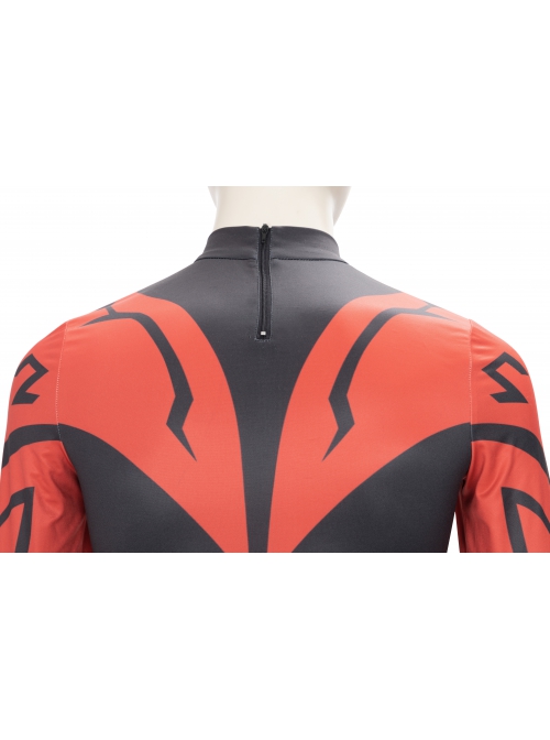Star Wars The Clone Wars Darth Maul Halloween Cosplay Costume Red Bottoming Top