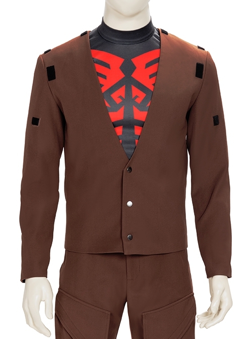 Star Wars The Clone Wars Darth Maul Halloween Cosplay Costume Brown Top