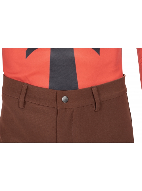 Star Wars The Clone Wars Darth Maul Halloween Cosplay Costume Brown Trousers
