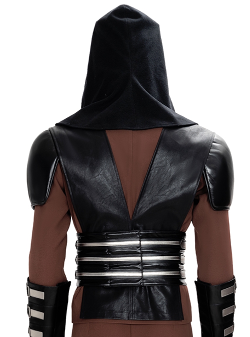 Star Wars The Clone Wars Darth Maul Halloween Cosplay Costume Black Vest And Shoulder Guards