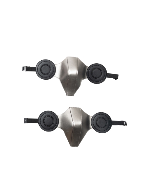 Star Wars The Clone Wars Darth Maul Halloween Cosplay Accessories Silver Knee Guards