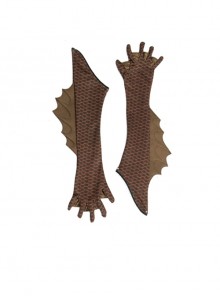 The Boys The Deep Battle Suit Halloween Cosplay Accessories Brown Gloves