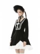 Lovely Black Lace Pure Color Hat Gothic Lolita Bonnet