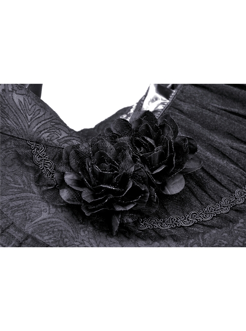 Lovely Black Lace Pure Color Hat Gothic Lolita Bonnet