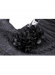 Lovely Black Lace Pure Color Hat Gothic Lolita Bonnet