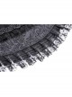 Lovely Black Lace Pure Color Hat Gothic Lolita Bonnet