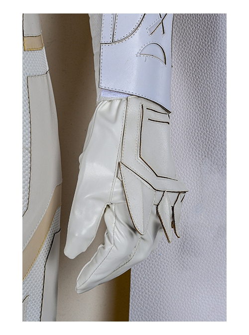 Marvel Comics Werewolf By Night Moon Knight Marc Spector White Battle Suit Halloween Cosplay Accessories Gloves