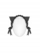 Gothic Black Lace Cute Cat Ears Bowknot Headwear