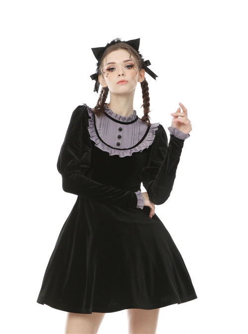 Gothic Black Lace Cute Cat Ears Bowknot Headwear
