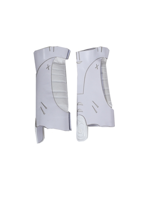 Marvel Comics Werewolf By Night Moon Knight Marc Spector White Battle Suit Halloween Cosplay Accessories Leg Guards