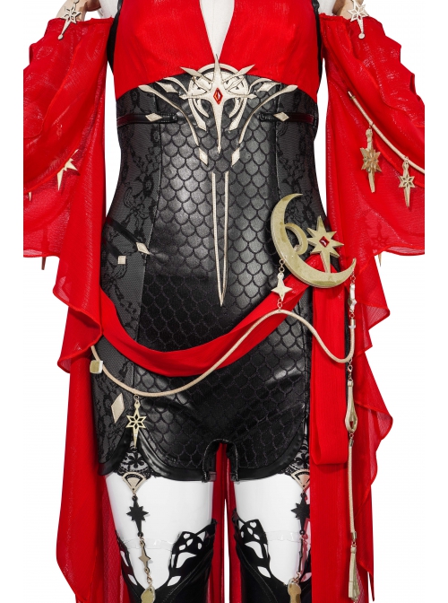 Game Naraka Bladepoint Viper Ning Outfit Hongchuan Maiden Halloween Cosplay Costume Full Set