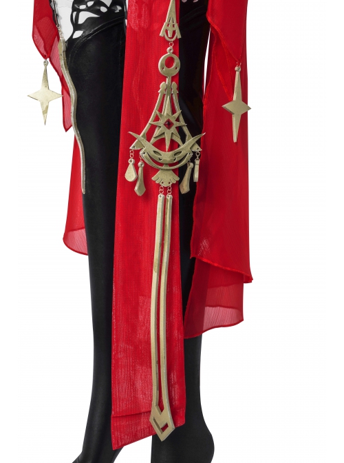 Game Naraka Bladepoint Viper Ning Outfit Hongchuan Maiden Halloween Cosplay Costume Full Set
