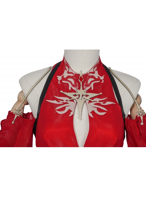 Game Naraka Bladepoint Viper Ning Outfit Hongchuan Maiden Halloween Cosplay Costume Full Set
