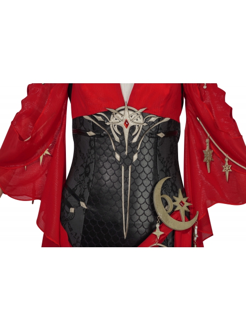 Game Naraka Bladepoint Viper Ning Outfit Hongchuan Maiden Halloween Cosplay Costume Full Set