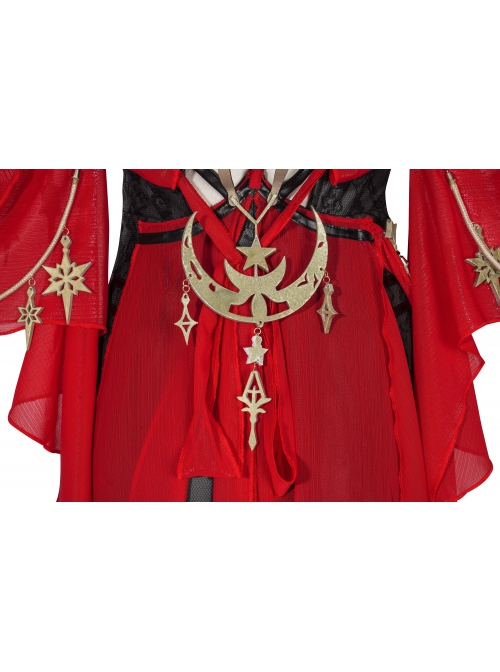 Game Naraka Bladepoint Viper Ning Outfit Hongchuan Maiden Halloween Cosplay Costume Full Set