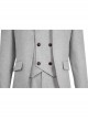 TV Drama Moon Knight Marc Spector Mr. Knight Costume Gray Suit Halloween Cosplay Costume Set
