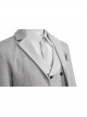TV Drama Moon Knight Marc Spector Mr. Knight Costume Gray Suit Halloween Cosplay Costume Set