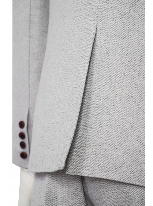 TV Drama Moon Knight Marc Spector Mr. Knight Costume Gray Suit Halloween Cosplay Costume Set