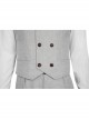 TV Drama Moon Knight Marc Spector Mr. Knight Costume Gray Suit Halloween Cosplay Costume Set